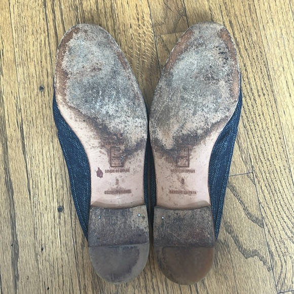 Stubbs & Wootton Palm Beach Denim Canvas Slip On Pirate Skull Cross bone Mules - Picture 6 of 10